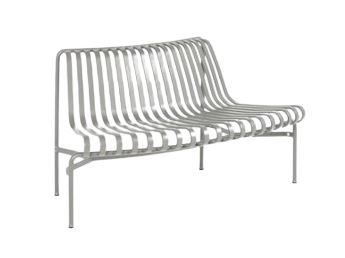 Palissade Park Dining Bench Out - Sky Grey