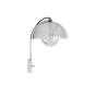 Flowerpot Wall Lamp VP8 - Chrome-Plated
