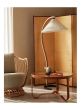 Adnet Coffee Table Ø70 - Tan Leather