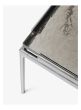 Sett Side Table LN11 - Dark Chrome Frame/Smoked Cast Glass