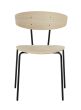 Herman Dining Chair - White Oiled Oak/Black Legs