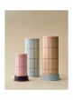 Column Candleholder Large - Light blue