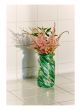 Splash Vase Roll Neck-Small-Green swirl