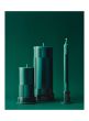 Tube Candleholder-Small-Dark green