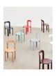 Rey Chair 4 leg base Standard glider-Soft mint water-based lacquered beech-None-None