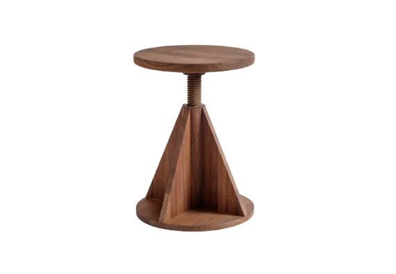 All Wood Stool by Karoline Fesser - Rocket Walnut