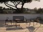 Dapple Low Table - 114 x 57 - Dark Chocolate