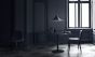 Semi Pendant Lamp  A 90 - Black Semi Matt