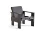 Crate Lounge Chair - Black Lacquered Pinewood
