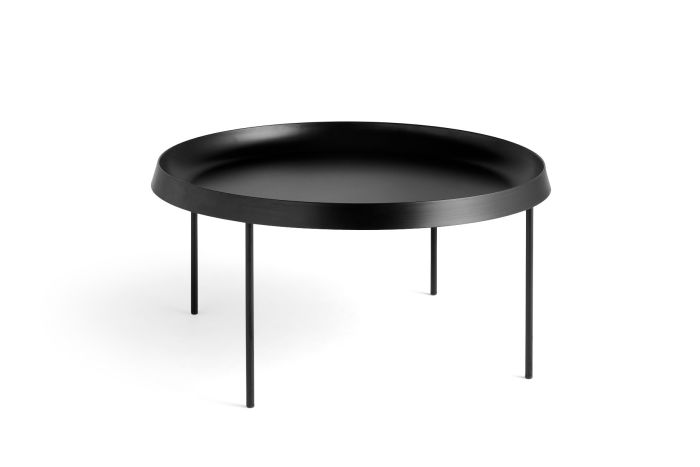Tulou Coffee Table Ø75 - Black Powder Coated Steel