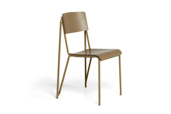 Petit Standard Dining Chair - Clay Stained Oak/Black