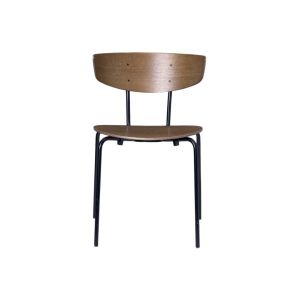 Herman Dining Chair - Black Legs/Dark Stained Oak (Discontinued)