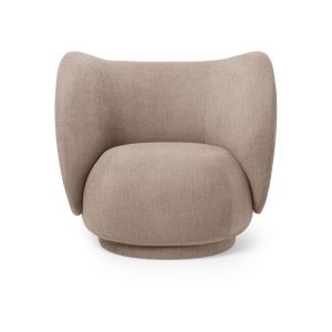 Rico Lounge Chair Ferm Living - Boucle Sand