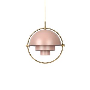 Multi-Lite Pendant Large Ø32 - Brass/Rose Dust Semi Matt