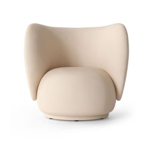 Rico Lounge Chair - Brushed Off-White