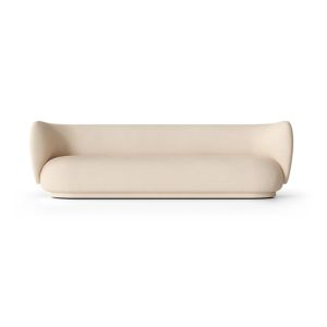 Rico Sofa 4-Seater, Brushed, Off - White