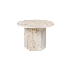 Epic Coffee Table - Round,  A 60, Neutral White Travertine