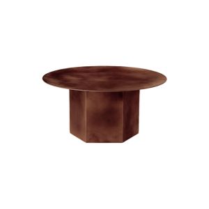 Epic Coffee Table - Round,  A 80, Steel - Earthy Red