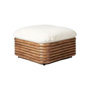 Bohemian 72 Ottoman - Chevron Outdoor FR, Dedar 002, Standard