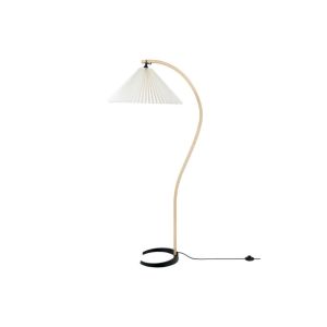 Timberline Floor Lamp - White Canvas/Oak/Birch