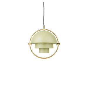 Multi-Lite Pendant Small Ø22.5 - Brass/Desert Sage Semi Matt