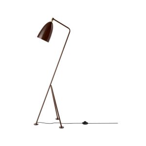 Gr A ¤shoppa Floor Lamp - Walnut Brown Glossy