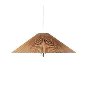 1972 Pendant Lamp  A 90 - Brass/Bamboo