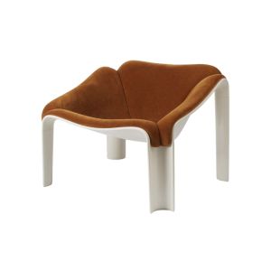 F300 Lounge Chair -  Alabaster White Base, Upholstery  Alpaca Alto 021