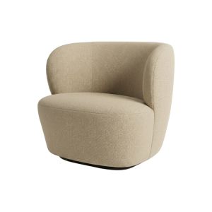 Stay Lounge Chair L Black Base - Fully Upholstered Grain Gabriel 61252
