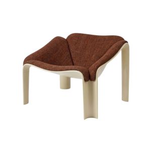 F300 Lounge Chair - Pastel Green Base, Upholstery Belsuede 025