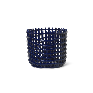Ceramic Basket Large - Blue