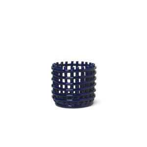 Ceramic Basket Small - Blue
