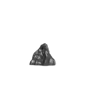 Stone Candle Holder Large - Black Aluminium
