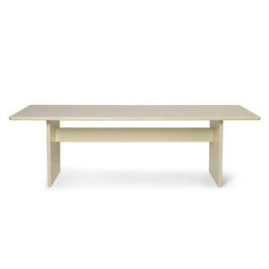 Rink Dining Table Large - Eggshell