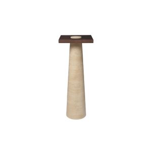 Grova Pedestal - Travertine