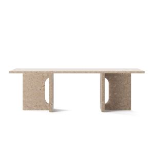 Androgyne Lounge Table - Kunis Breccia Base/Kunis Breccia Stone Table Top