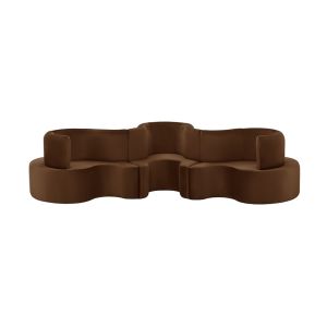 Cloverleaf 3 Unit Sofa - Upholstery Harald 0343