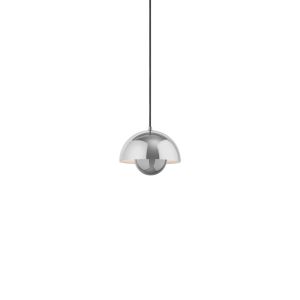 Flowerpot Pendant VP1  A 23 Cm - Chrome-Plated