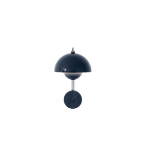 Flowerpot Wall Lamp VP8 - Steel Blue