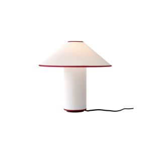 Colette Table Lamp ATD6 - White & Merlot
