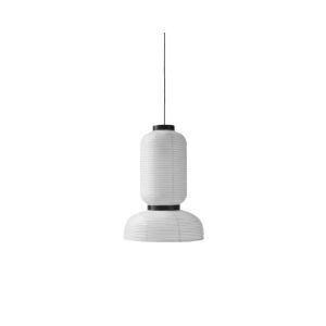 Formakami Pendant JH3 A 46 - Ivory White & Black Stained Oak
