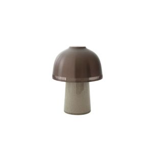Raku Portable Lamp SH8 - Beige Grey & Bronzed