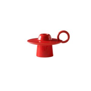 Momento Candleholder JH39 W14,2 D11,8 H8,5 - Poppy Red