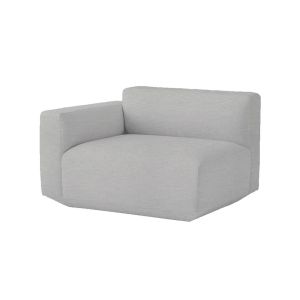 Develius Sofa EV1A Left Armrest Felt Gliders - Upholstery Clay 0003
