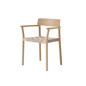Betty TK9 Dining Chair - Oak w. Natural Linen
