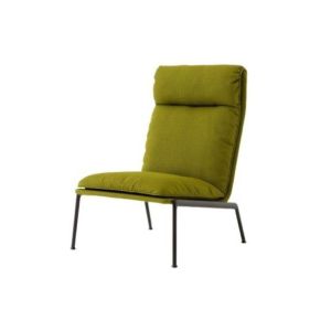 Muno Lounge Chair LN16 High Back - Warm Black Legs / Upholstery Vidar 0956