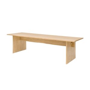 Bookmatch Table 275cm/108.3 Design by Philippe Malouin - Natural Lacquered Oak Vaneer