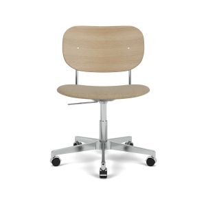 Co Task Chair Seat Upholstered - Natural Oak/Audo Boucle 02