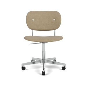 Co Task Chair Fully Upholstered - Aluminium Base/Audo Boucle 02