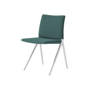 Kape Side Chair IF7 - Upholstered Polished aluminium - Grain 66237
